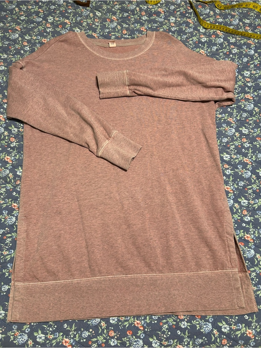 Old Navy Relaxed Crewneck Sweater - Dusty Mauve - Picture 3 of 6